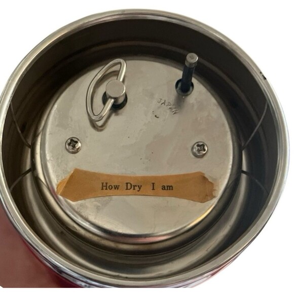 Vtg Fire Extinguisher Liquor Decanter Music Box Plays How Dry I Am Novelty MCM - Picture 3 of 14